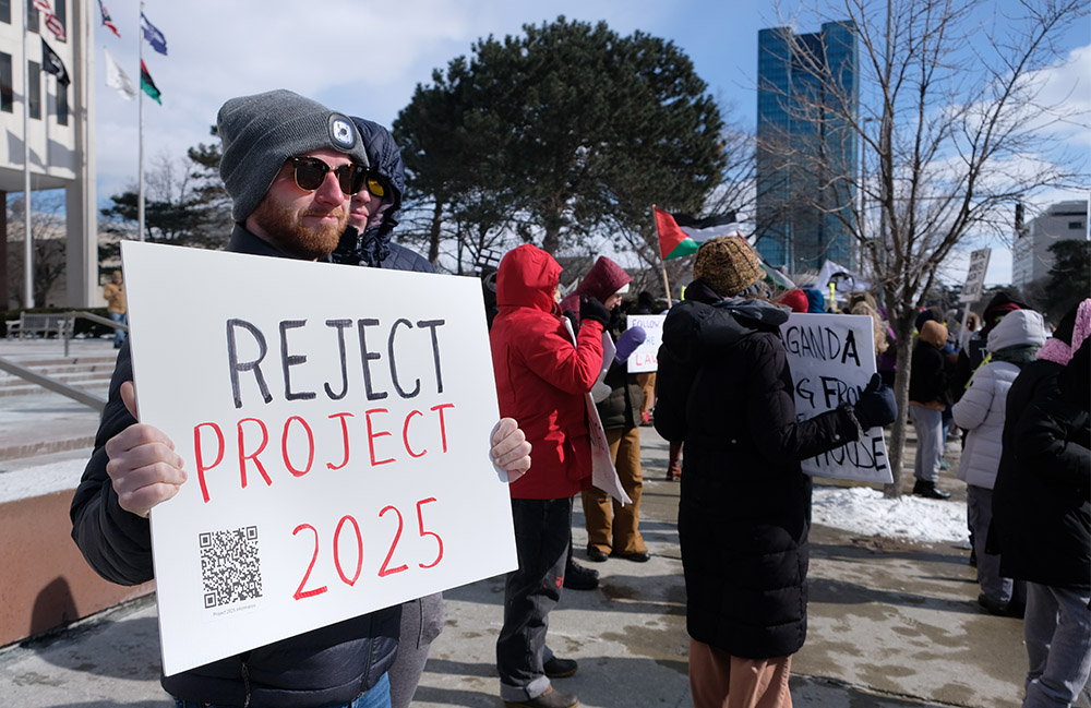 Alex Albring rejects Project 2025. (TFP Photo/Lori King)