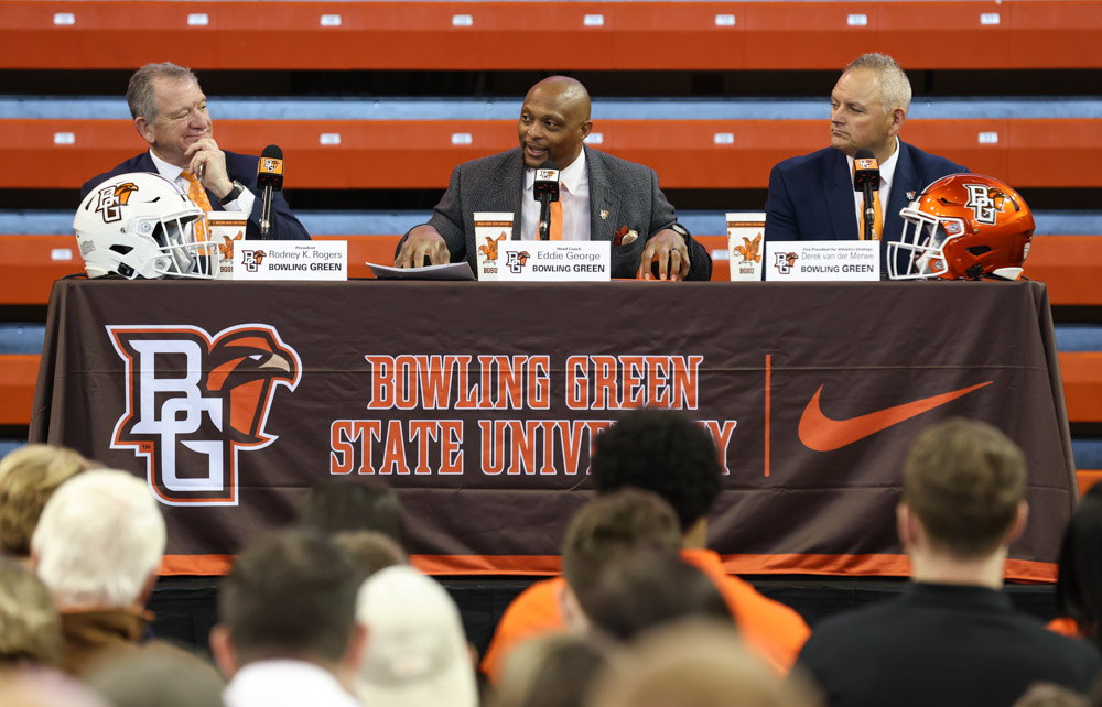 Football legend Eddie George hired as new BGSU head football coach ...