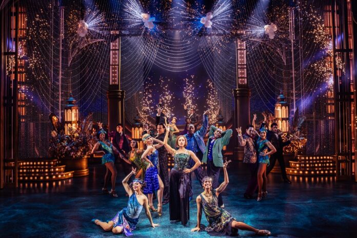 Photo 1 - Samantha Pauly (center) & cast in the Broadway production of The Great Gatsby (c) Matthew Murphy and Evan Zimmerman